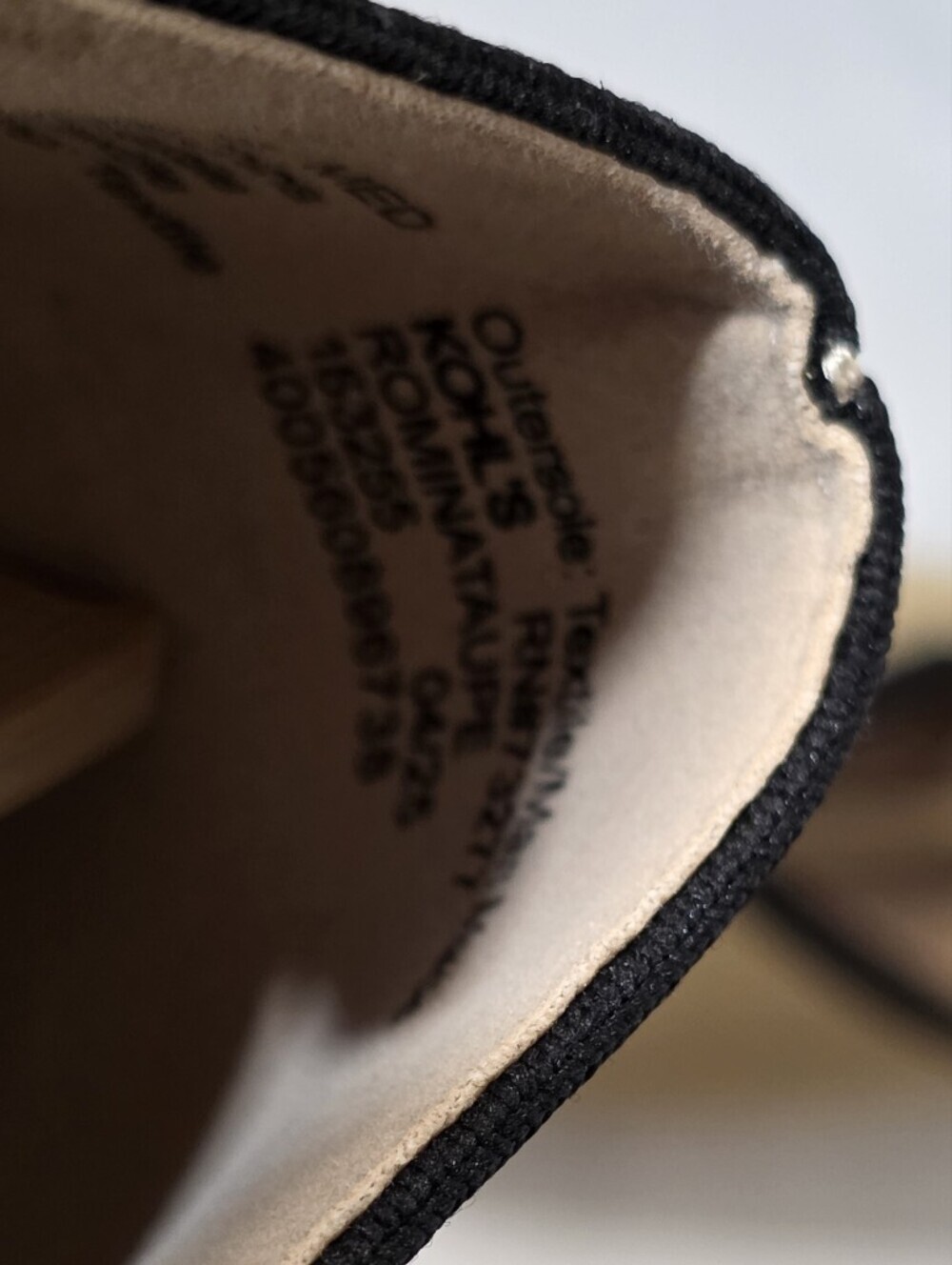 croft & barrow Romina Taupe Comfort Knit Square Toe Mary Jane Flats Size 9.5 - Picture 3 of 12